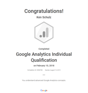 Google Analytics Indiv